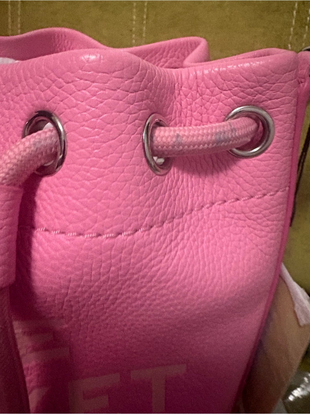 Marc Jacobs Pink Drawstring Bucket Bag - Picture 5 of 15